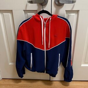 Lacoste Vibrant Red and Navy Performance Jacket